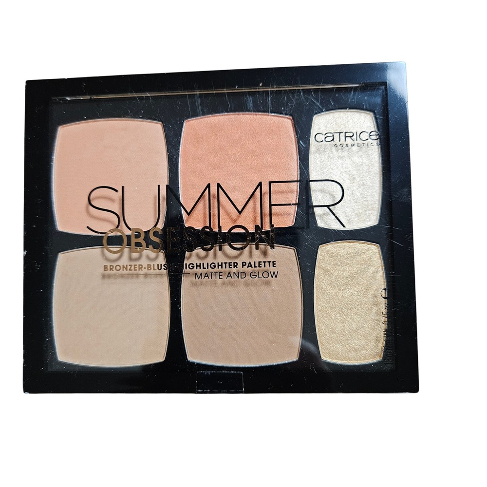 Catrice Summer Obsession Bronzer Blush Highlighter Palette Matte And Glow 010